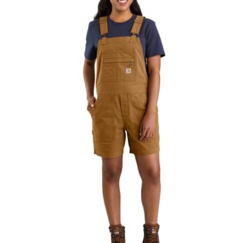 Carhartt Women's Rugged Flex Relaxed Fit Canvas Shortall
